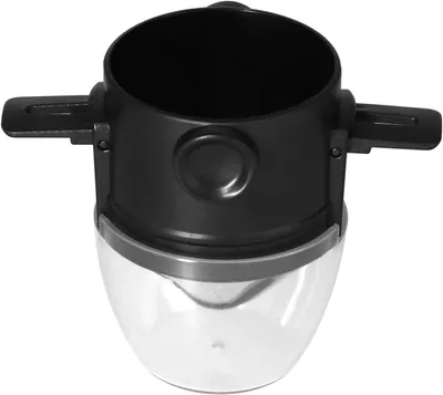 Produktbild von Kaffeefilter aus Edelstahl 304 mit transparentem, tragbarem Kaffeefilterhalter aus PP-Kunststoff für den Außenbereich