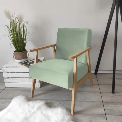 Obrázek produktu pro Retro křeslo VARGON - mentolové