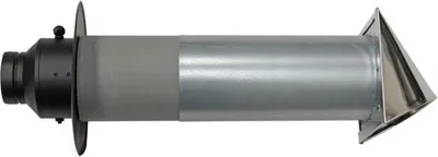 Produktbild von TermaTech Verbrennungsluftsystem-Set Ø 80 mm Einzelklappe Frischluftanschluss