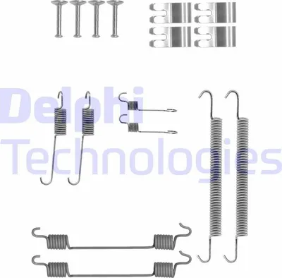 Produktbild von DELPHI Zubehörsatz Bremsbacken LY1407 Hinten für LAND ROVER Freelander 2 SUV (L359)