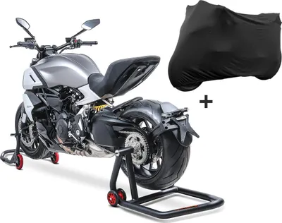 Immagine prodotto di Set cavalletto monobraccio + coperchio M-L per Ducati 1198 09-11