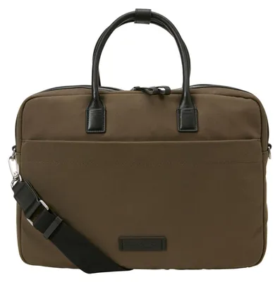Productafbeelding van Marc O'Polo business tas met laptopvak Louif Business Bag Dusty Olive olijfgroen