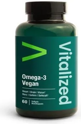 Immagine prodotto di Vitalised Omega-3 vegan 900 mg softgels 60 Capsule