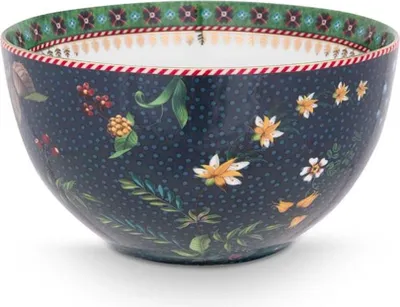 Produktbild von Pip Studio Porzellan Schüssel Berry Blues Blue 15 cm