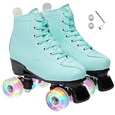 Produktbild von Klassische Rollschuhe für Anfänger mit beleuchteten Rädern