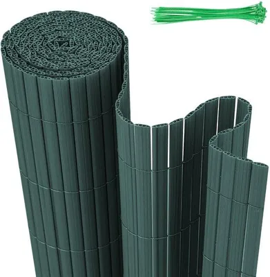 Obrázok produktu pre Záhradný plot z PVC na ochranu súkromia – záhradné oplotenie a balkónové oplotenie – zelený