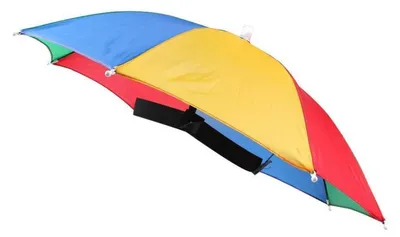 Produktbild von Regenschirmhut Kopfschirm faltbar wasserdicht für Kinder & Erwachsene