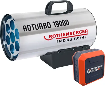 Produktbild von ROTHENBERGER Industrial Heizkanone ROTURBO 19000 mit Piezo inkl. Bluetooth Lautsprecher - 1500000051