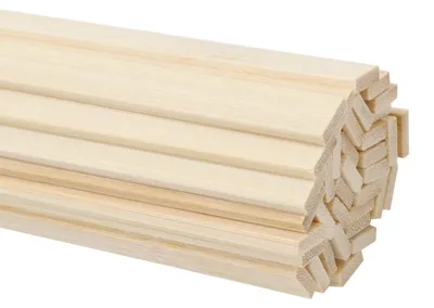 Productafbeelding van Bamboe stelen voor knutselwerk - Onbewerkt en stevig - Geschikt voor knutselprojecten - 35 stuks, 300 mm lengte
