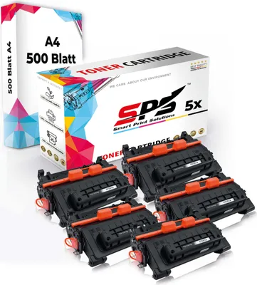 Produktbild von Druckerpapier A4 + 5x Multipack Set Kompatibel für HP Laserjet Enterprise M 630 Z (CF281A/81A) Toner Schwarz