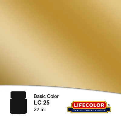 Image de Matt Gold 22 ml Peinture acrylique Lifecolor