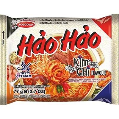 Produktbild von ACECOOK Instantnudeln Hao Hao Kimchi 77g