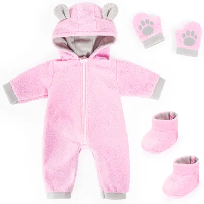 Produktbild von Bayer Design 84207AA Puppenkleidung, Kleider für Puppen 38-42cm, Babypuppen Anziehsachen, Puppenzubehör