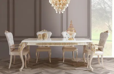 Produktbild von Esszimmer Set Essgruppe Esstisch 6x Stühle Modernen Garnitur 7tlg