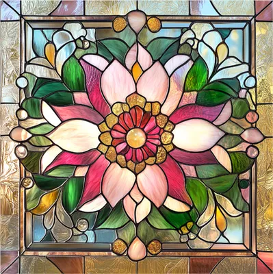 Produktbild von Statische Fensterfolie aus Buntglas, Sichtschutz, Sonnenschutz, glashaftend, wasserdicht, PVC, für Zuhause, Büro, Badezimmer, Fensterabdeckungsfolie