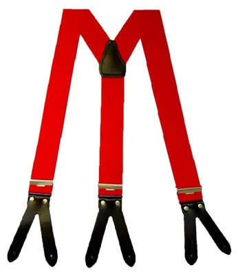 Produktbild von Knopfloch Hosenträger 110 bis 150cm, Farbe & Länge wählbar, 3,5cm breit