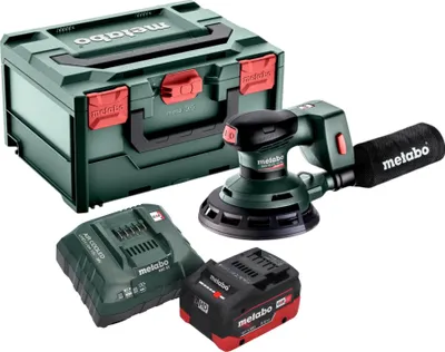 Produktbild von Metabo SXA 18 LTX 150 BL Akku Exzenterschleifer 18 V 150 mm Brushless + 1x LiHD Akku 5,5 Ah + Ladegerät + metaBOX