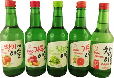 Produktbild von Koreanische Spirituosen Jinro 5er Set (5 x 0,35L)