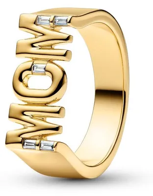 Produktbild von PANDORA Damenring Blume, Zirkonia, vergoldet, Timeless