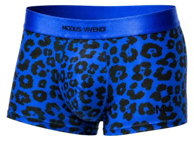Zdjęcie produktu dla MODUS VIVENDI Leopard Boxer Blue - Größe L