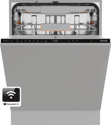 Zdjęcie produktu dla Gorenje GV673B65, Pod ladą, Pełny rozmiar (60 cm), Stal nierdzewna, Dotyk, 2 kosz., Kosz