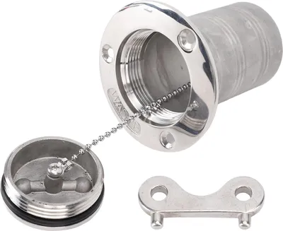 Produktbild von 50 mm 2 Zoll Boot Kraftstoffdeckfüller poliert 316 Edelstahlfüllung für Yachts Speedboote Wohnmobil