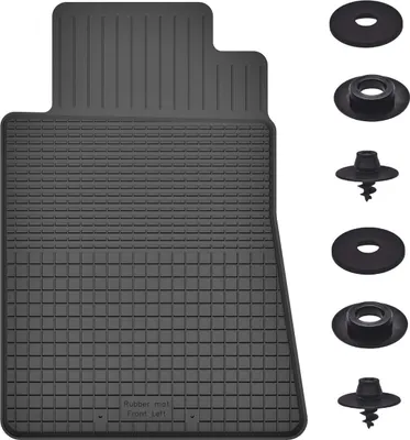 Obrázek produktu pro Gumový vaničkový kobereček řidiče pro: Mercedes A- třída W169 2004-2012 hatchback černé s úchyty