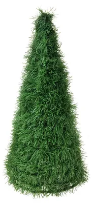 Zdjęcie produktu dla Clayre & Eef Dekoracja świąteczna Choinka Ø 21x50 cm zielony plastik