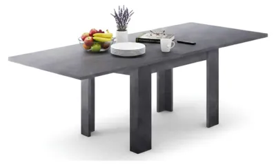 Produktbild von Ausziehbarer Esstisch Dlirol, Hilfsküchenkonsole, ausziehbarer Tisch, 100 %  Italy, cm 90x90h75, Schiefer