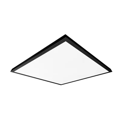 Produktbild von XUDO LED Panel 60x60cm 28W 4000lm Neutralweiß 4500K, Deckenlampe Rasterleuchte für Büro, Milchig IP20 Einbauleuchte Schwarz