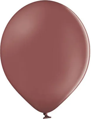 Imagen del producto de Globos pastel de madera, color marrón, 12 cm, paquete de 100 unidades