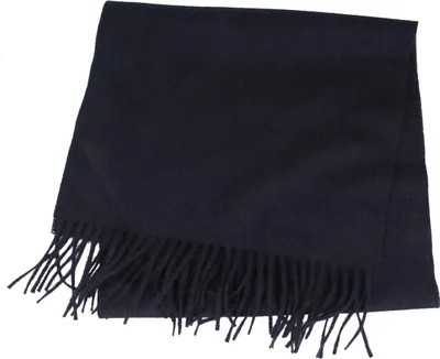 Weich/Cashmere100%/Fransenschal Uni-Farbe von Hut Breiter  in rot