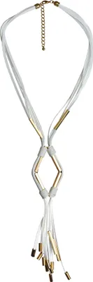 Produktbild von Steuer Modeschmuck Kette Metall 63cm weiß 445050153