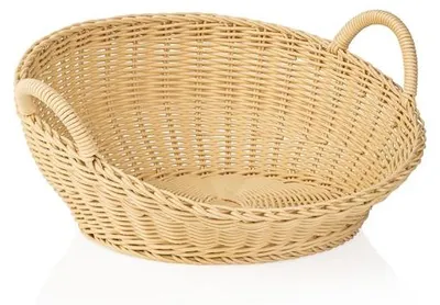 Produktbild von Brötchenschütte mit Griff Ø 42 cm, hellbeige