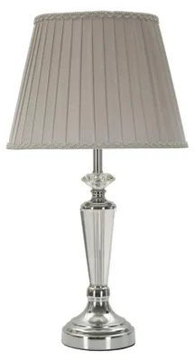 Zdjęcie produktu dla Lampa stołowa o Ferretti, srebrzysta, 30 x 56 cm