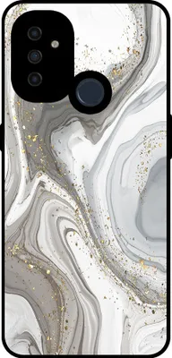 Produktbild von Smartphonica Telefon Fall geeignet für OnePlus Nord N100 mit Marmor-Druck - TPU zurück Abdeckung Fall Marmor-Design - Silber
