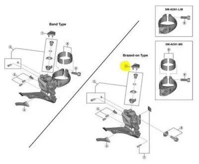 Image de Shimano Y5ZS22000 Pièce détachée pour dérailleur