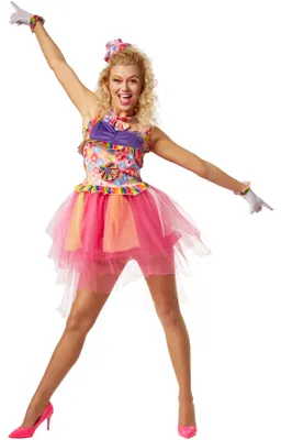 Produktbild von dressforfun® Frauenkostüm Musikstar der 80er Jahre