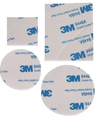 Obrázok produktu pre 3M Fix Plates obojstranné nálepky sada 4 ks biele balenie 1 sada
