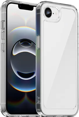 Image de Étui pour iPhone 16e/iPhone 17e : étui de protection transparent en TPU et silicone, résistant aux chocs
