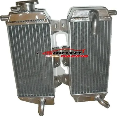 Zdjęcie produktu dla Aluminiowa chłodnica, Lepsza wydajność chłodzenia, Solidna konstrukcja, Idealne dopasowanie do Yamaha YZ450F 2006, Lepsza wydajność, Lekka konstrukcja