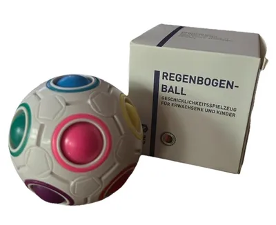 Produktbild von 3D Puzzle Regenbogenball Puzzleball Geschicklichkeitsspiel Knobelspiel