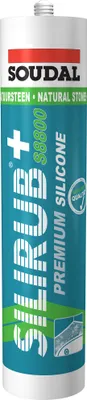 Produktbild von Soudal Neutralsilikon Silirub+ S8800 transparent 300 ml