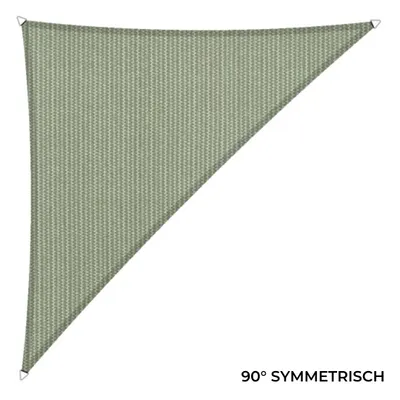 Immagine prodotto di SHADOW COMFORT 5 x 5 x 7,1 m Tenda da sole triangolare Moonstone Green 90° simmetrica