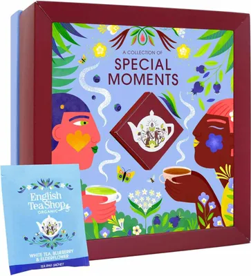 Produktbild von ETS - Tee-Kollektion "Special Moments", Teeset Geschenk für besondere Anlässe, BIO, 32 Teebeutel