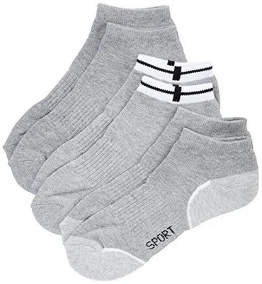 Produktbild von Nur Die 3er Sport Sneaker Socken Uni Kurzsocken aus Baumwolle atmungsaktiv we