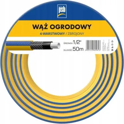 Produktbild von 4-lagiger Gartenschlauch 1/2 Zoll, 50 m, UV- und algenbeständig, robust