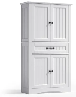 Immagine prodotto di Mobiletto da bagno - Regolabile - Bianco - 73 x 31 x 132 cm