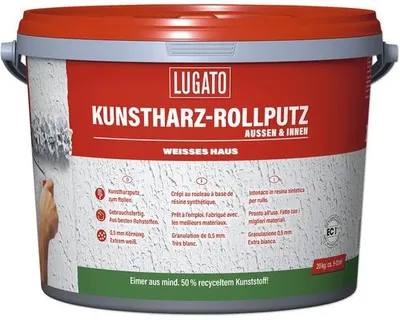 Zdjęcie produktu dla tynk w rolce z żywicy syntetycznej 20 kg Lugato White House