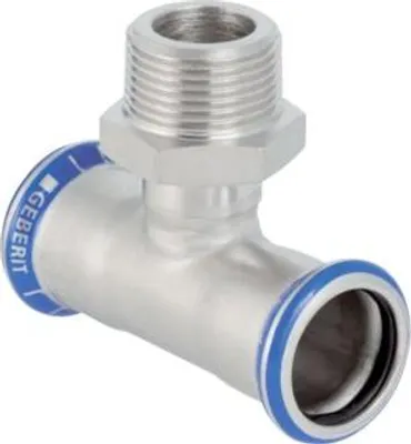 Produktbild von GE Mapress Edelstahl T-Stk. mit Abgang d35 x R1 1/4 x 35mm